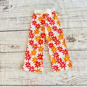 GAP white floral sweatpants! 5T